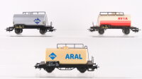 Märklin H0 Konvolut Kesselwagen (Aral, Avia), DB