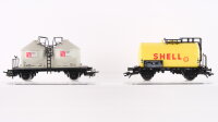 Märklin H0 Konvolut Kesselwagen (Sehell), Silowagen...