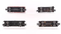 Märklin H0 Konvolut Gedeckter Güterwagen, Kesselwagen (Esso), Weinfasswagen (Bordeaux), Schemelwagen, FS/DB/u.a.