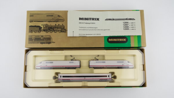 Minitrix N 12996 E-Triebzug BR 410 InterCityExpress Experimental ICE DB