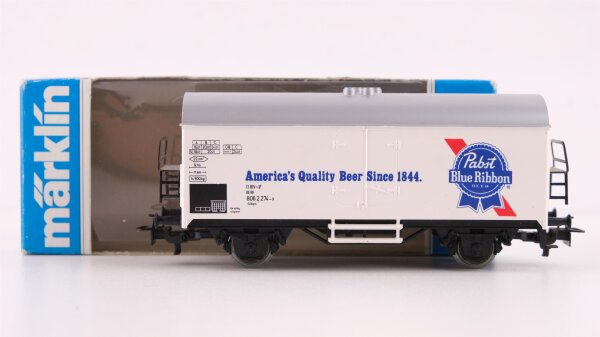 Märklin H0 4569 Bierwagen PABST (Kühlwagen)  Ichqrs 377 der DB