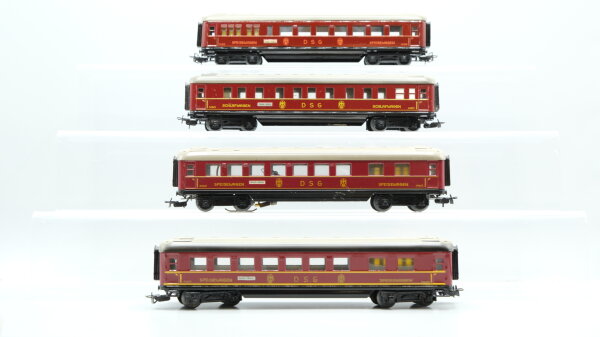 Märklin H0 Konvolut Personenwagen Speisewagen, Speisewagen, Schlafwagen, Speisewagen DRG (alle Blech)