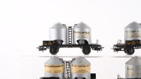 Märklin H0 Konvolut Braunkohlenstaub-Silowagen, DB