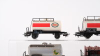 Märklin H0 Konvolut Kesselwagen (Esso, BP),...