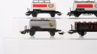 Märklin H0 Konvolut Kesselwagen (Esso, BP), Säurefaßwagen, DB