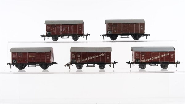 Fleischmann H0 Gedeckte Güterwagen, DB