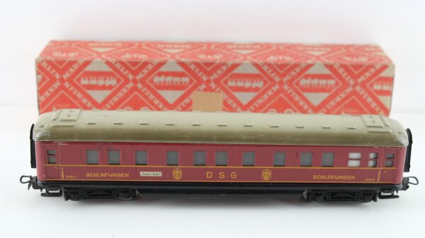 Märklin H0 346/3 Reisezugwagen (Schlafwagen) WLüg der DSG in EVP