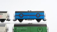 Märklin H0 Konvolut Güterwagen Kühlwagen (Interfrigo,Spatenbräu München, Staufen Bräu Göppingen,Kühlwagen) DB,Renfe