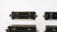 Märklin H0 Konvolut Personenwagen Donnerbüchsen grün ohne Fenster
