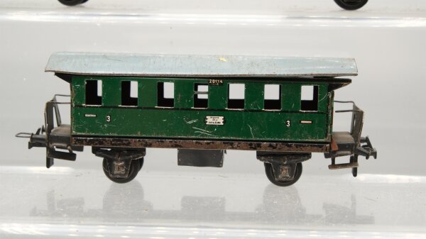 Trix H0 Konvolut Personenwagen Donnerbüchsen, Gepäckwagen
