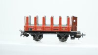 Märklin H0 Konvolut 372 Rungenwagen mit Bremserhaus, DRG (altes Blechmodell)