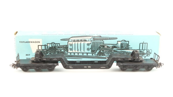 Märklin H0 4617 Tiefladewagen mit Transformator  SST 53  St 52 der DB