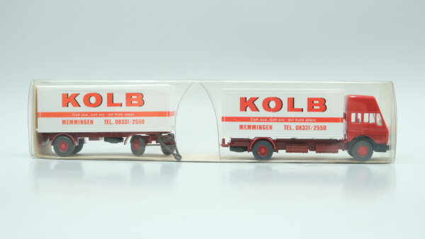 Wiking 1:87 27459 GK: 459/3 CS nicht erfasst MB 1638 Kofferlastzug 2/2