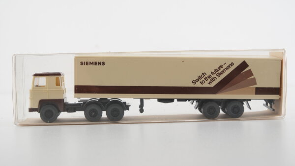 Wiking 1:87 255201 GK: 520/55 CS nicht erfasst Scania 111  Koffer-Sattelzug