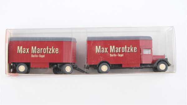 Wiking 1:87 24845 GK: 845/1 CS nicht erfasst Mercedes L 2500 Möbel-Lastzug