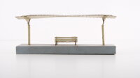 Märklin H0 422 Bahnsteig mit Bank Blech