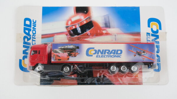 Conrad H0 MAN Sattelzug "Conrad Electronic" rot