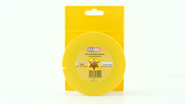 Brawa 3224 40 m Einzelader 0,50 mm2 verzinnt/wetterfest braun