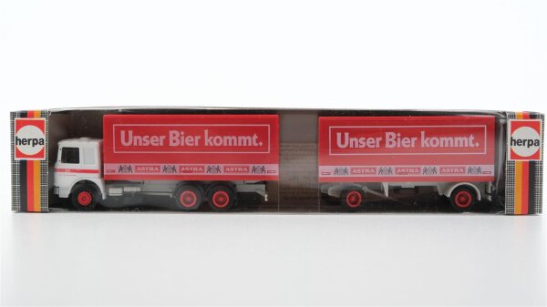 Herpa H0 818428 MAN Hängerzug "Astra Bier"