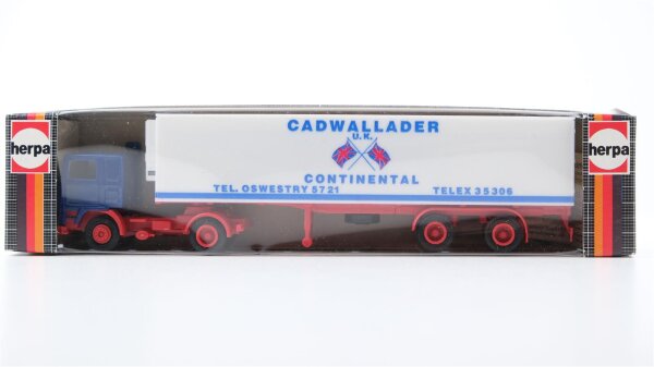 Herpa H0 801222 Volvo Kühlsattelzug "Cadwallader Continental"