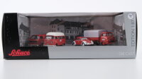 Schuco H0 452590100 Einsatzfahrzeuge-Set Feuerwehr