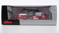 Schuco H0 452590100 Einsatzfahrzeuge-Set Feuerwehr
