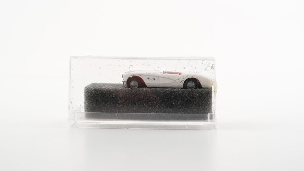 Praliné H0 5402 Cheyrolette Corvette Cabrio, weiß