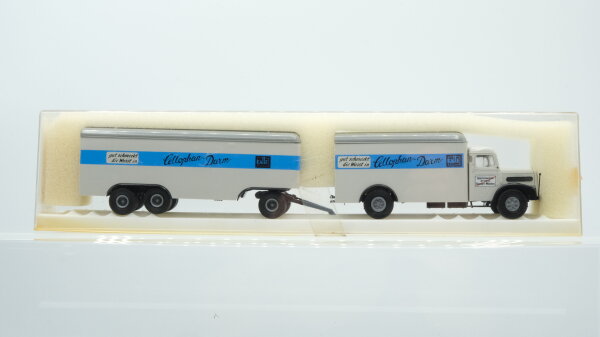 Brekina H0 7213 MAN Diesel Hängerzug "Kalle Wurst"