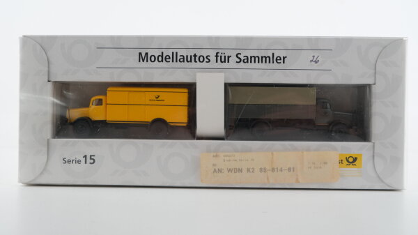 Brekina H0 006273 Mercedes-Benz L 325, Serie 15 "Historische Fahrzeuge der Deutschen Bundespost"