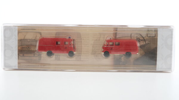 Brekina H0 010486 2er-Set Mercedes-Benz L 319 Feuerwehr