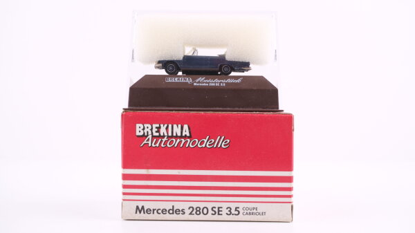 Brekina H0 2105 Mercedes 280SE 3.5 Coupé Cabriolet blau