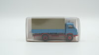 Brekina H0 67890 Borgward B655 LKW Pritsche/Plane blau/grau