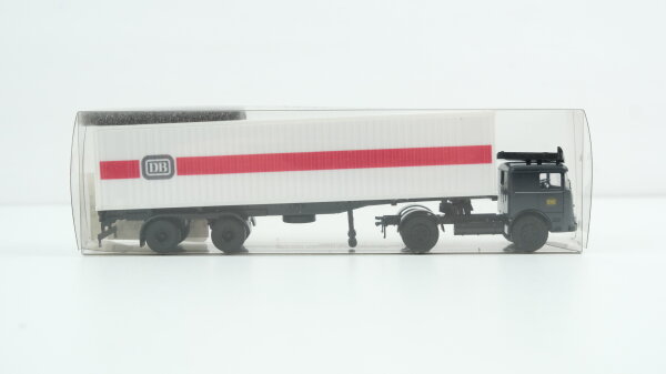 Brekina H0 97913 Büssing LS11 Container-Sattelzug "DB"