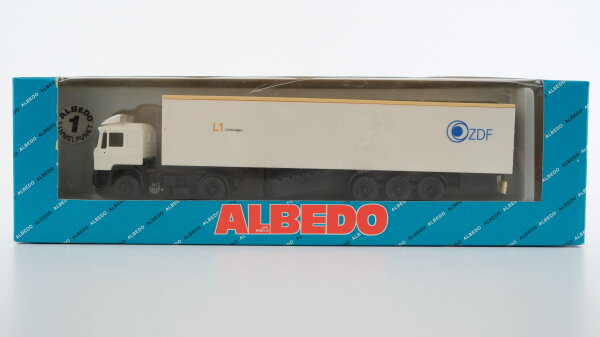 Albedo-Forkel 201022 MAN Koffersattelzug ZDF L1 Lichtwagen