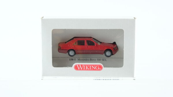 Wiking H0 15801 Mercedes-Benz 500 SEL rot