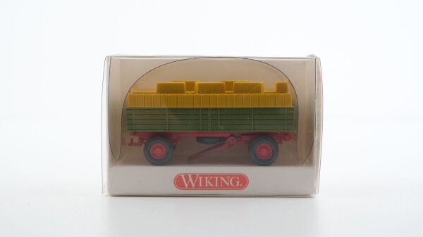 Wiking H0 3884117 Anhänger mit Strohballen