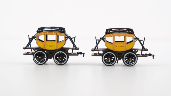 Bachmann H0 Konvolut 2 x DC 43-1045 Personenwagen DeWitt Clinton