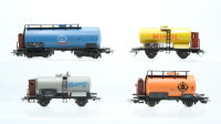 Unbekannt H0 Konvolut Kesselwagen mit Bremserhaus (Minol,...