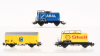 Märklin H0 Konvolut Güterwagen Kesselwagen mit...