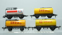 Fleischmann H0 Konvolut Kesselwagen (Esso, Shell) DB