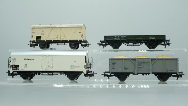 Märklin H0 Konvolut Kühlwagen, Hochbordwagen, Niederbordwagen, DB