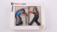 Preiser 45009 2 Gleisbauarbeiter mit T-Schlüssel...