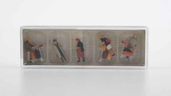 Preiser H0 10459 Reisende mit Kofferkulis