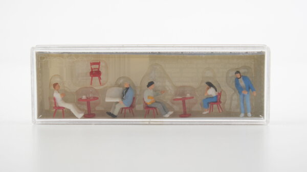 Preiser H0 10369 Figurenset "Gäste im Straßencafé"