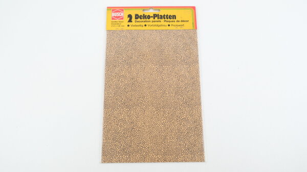 Busch 7037 2 Deko-Platten Terrassenbelag, 210 x 148 mm