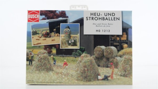 Busch H0 1212 Heu- und Strohballen