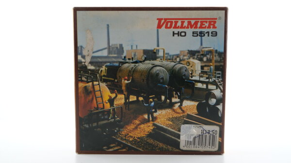 Vollmer H0 5519 Liegender Kessel, 2fach