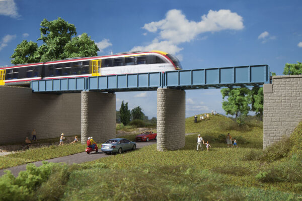 Auhagen H0 11442 Erweiterung Blechträgerbrücke