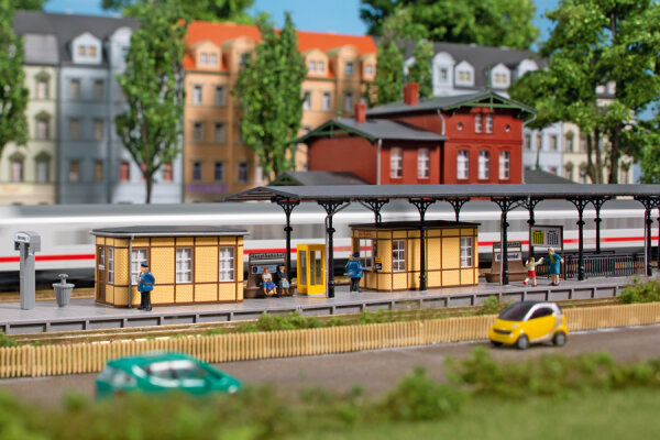 Auhagen N 14484 Bahnhofsausstattung