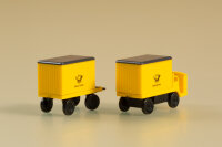 Auhagen TT 43663 Elektrokarren Post mit Anhänger
